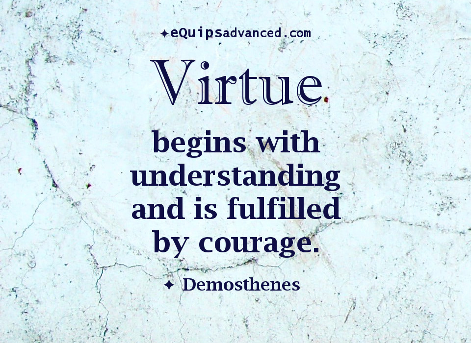 Virtue-Demosthenes