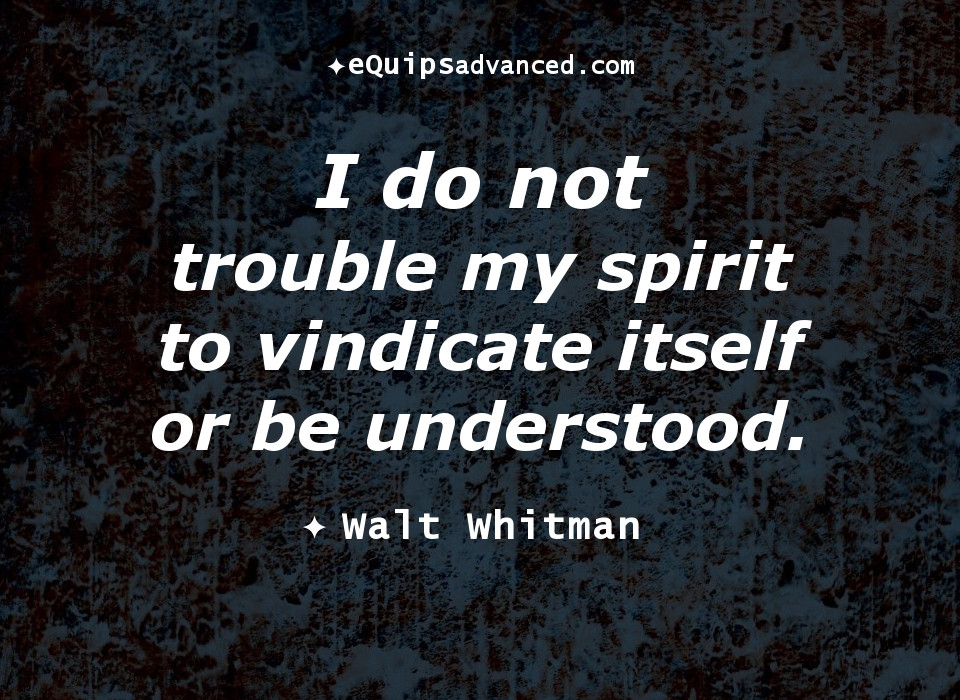 Vindication-Whitman